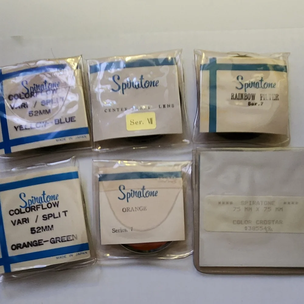 Vintage Lot of Spiratone Filters